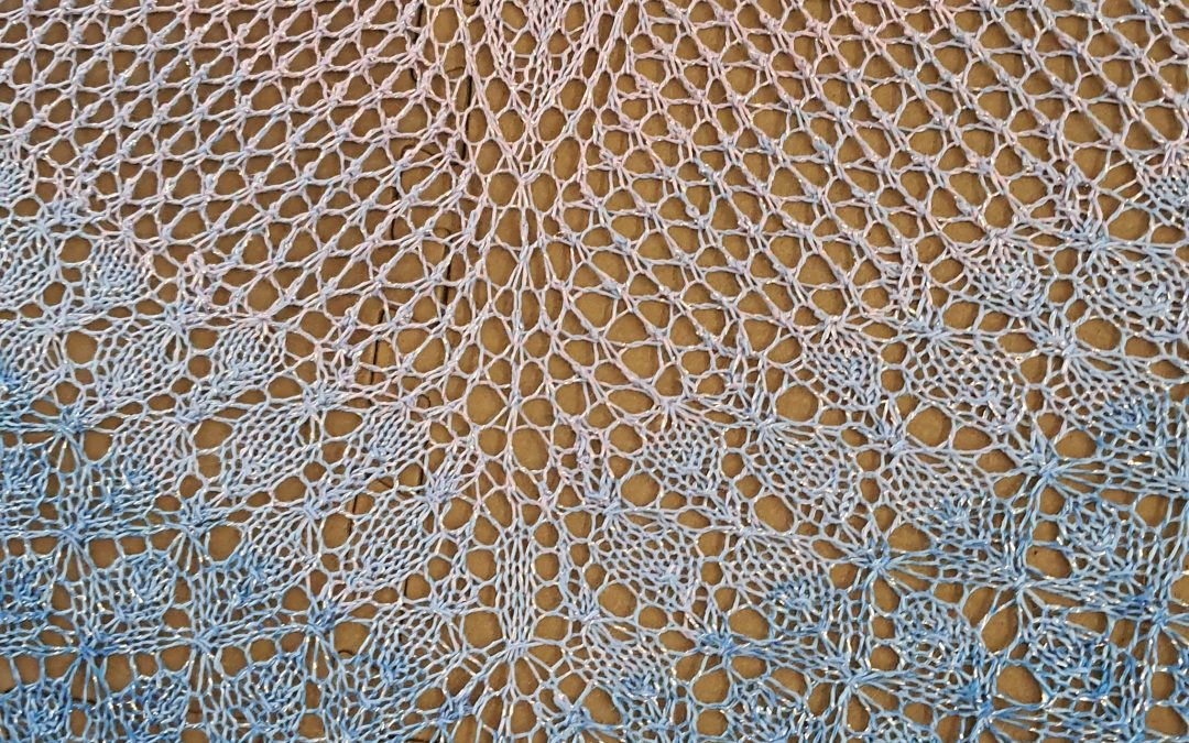 Sjalið tilbúið – nánast