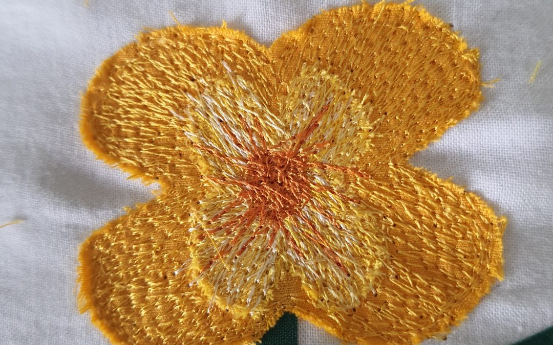 Æfingar með “Thread Painting”.