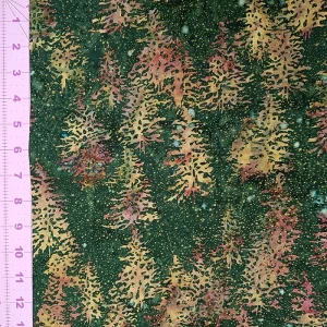 Xmas green - Batik